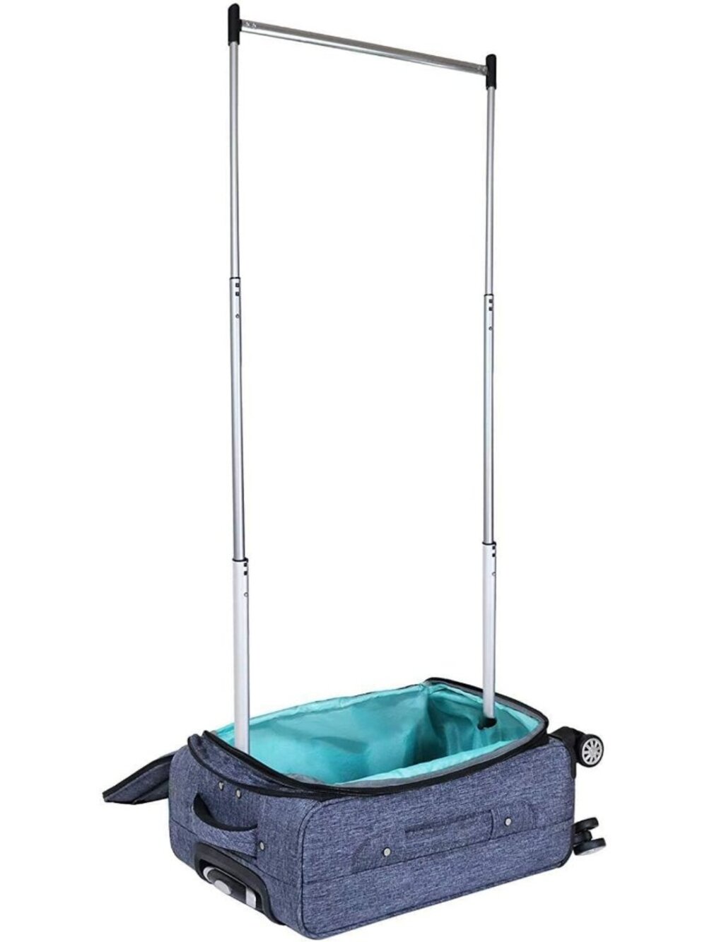 Lightweight Dance Bag with Garment Rack & Spinner Wheels, 22" Carry-On for